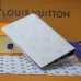 LOUIS VUITTON passport Case Chip version White/Blue #B53470
