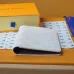 LOUIS VUITTON passport Case Chip version White/Blue #B53470