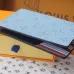 LOUIS VUITTON passport Case Chip version White/Blue #B53470