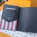 LOUIS VUITTON passport Case Chip version White/Blue #B53470