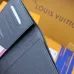 LOUIS VUITTON passport Case Chip version White/Blue #B53470