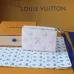 LV M27742 Compact Wallet | Monogram Embossed Leather | Light Blue #B60898