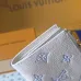 LV M27742 Compact Wallet | Monogram Embossed Leather | Light Blue #B60898