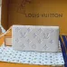 LV M27742 Compact Wallet | Monogram Embossed Leather | Light Blue #B60899