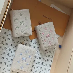 LV M28275 Monogram Empreinte Short Wallet - Cream Pink #B60901