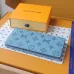 Louis Vuitton AAA+ Long Wallets Monogram Shadow Cowhide leather Grey/Blue #B54374
