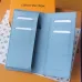 Louis Vuitton AAA+ Long Wallets Monogram Shadow Cowhide leather Grey/Blue #B54374