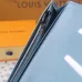 Louis Vuitton AAA+ Long Wallets Monogram Shadow Cowhide leather Grey/Blue #B54374