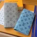 Louis Vuitton AAA+ Long Wallets Monogram Shadow Cowhide leather Grey/Blue #B54374