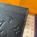 Louis Vuitton Card Holder with Charm – Iridescent Navy Monogram Empreinte Leather (Silver-Tone Hardware) #B58780