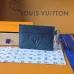 Louis Vuitton Card Holder with Charm – Iridescent Navy Monogram Empreinte Leather (Silver-Tone Hardware) #B58780