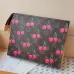 Louis Vuitton M14372 Cherry-Print Pouch - Monogram Canvas with Glossy Zipper & Washable Lining #B59488