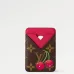 Louis Vuitton M14562 Magnet Card Case - Cherry Pattern Monogram Canvas with MagSafe Compatibility #B59487