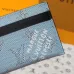 Louis Vuitton M14766 Chip Version Card Holder - Light Blue & White #B59462