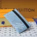 Louis Vuitton M14766 Chip Version Card Holder - Light Blue & White #B59462