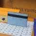 Louis Vuitton M14766 Chip Version Card Holder - Light Blue & White #B59462