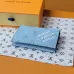 Louis Vuitton M14817 Chip Version Card Holder - White & Light Blue #B59463