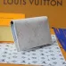 Louis Vuitton M14817 Chip Version Card Holder - White & Light Blue #B59463