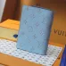 Louis Vuitton M15075 Chip Version Passport Cover - White/Blue Monogram Pattern #B59464