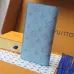 Louis Vuitton M15156 Chip Version Wallet - White/Blue Monogram Pattern #B59465