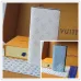Louis Vuitton M15156 Chip Version Wallet - White/Blue Monogram Pattern #B59465