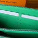 Louis Vuitton M25998 Full-Zip Wallet - Green Monogram Pattern Premium Leather Card Holder & Coin Purse #B59486