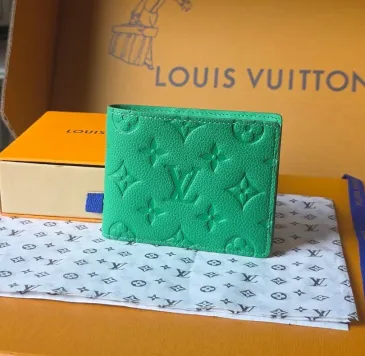 Brand L M25998 Green Short Wallet - Authentic Original Design #B59490