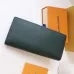 Louis Vuitton M81554 BRAZZA Original Version Wallet - Taiga Leather, Multi-Functional (Size: 10x19x2cm) #B59475