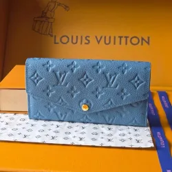  Sarah Monogram Empreinte Leather Envelope Wallet 19×10.5×2cm #B65039