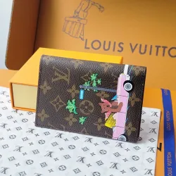  Wallets Passport Holder Eiffel Tower size:10×14×2.5cm #B53479