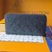 Louis Vuitton Zippy Wallet – Iridescent Navy Monogram Empreinte Leather #B58779