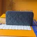 Louis Vuitton Zippy Wallet – Iridescent Navy Monogram Empreinte Leather #B58779