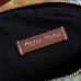 MIUMIU Logo crochet shoulder bag in multicoloured size:25.5×14×10cm #B53490
