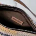 MIUMIU Logo crochet shoulder bag in multicoloured size:25.5×14×10cm #B53490