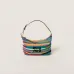 MIUMIU Logo crochet shoulder bag in multicoloured size:25.5×14×10cm #B53490