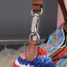 MIUMIU Logo crochet shoulder bag in multicoloured size:25.5×14×10cm #B53490