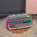MIUMIU Logo crochet shoulder bag in multicoloured size:25.5×14×10cm #B53490