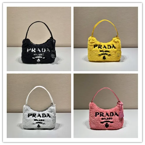  Prada Plush velvet  new style  Bag  #9999928637