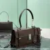 Dark Brown Medium leather handbag #B51545