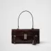 Dark Brown Medium leather handbag #B51545