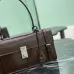 Dark Brown Medium leather handbag #B51545