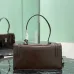 Dark Brown Medium leather handbag #B51545