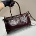 Dark Brown Prada Bonnie medium leather handbag #B50877