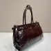 Dark Brown Prada Bonnie medium leather handbag #B50877