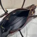 Dark Brown Prada Bonnie medium leather handbag #B50877