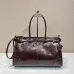 Dark Brown Prada Bonnie medium leather handbag #B50877