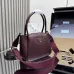 Prada 1BC145 Small Shoulder Bag - Burgundy Textured Leather Top Version with Adjustable Logo Straps #B59499