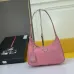 Prada AAA+ Hobo handbags Cowhide moon shaped bag #999931370