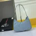 Prada AAA+ Hobo handbags Cowhide moon shaped bag #999931370