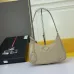 Prada AAA+ Hobo handbags Cowhide moon shaped bag #999931370